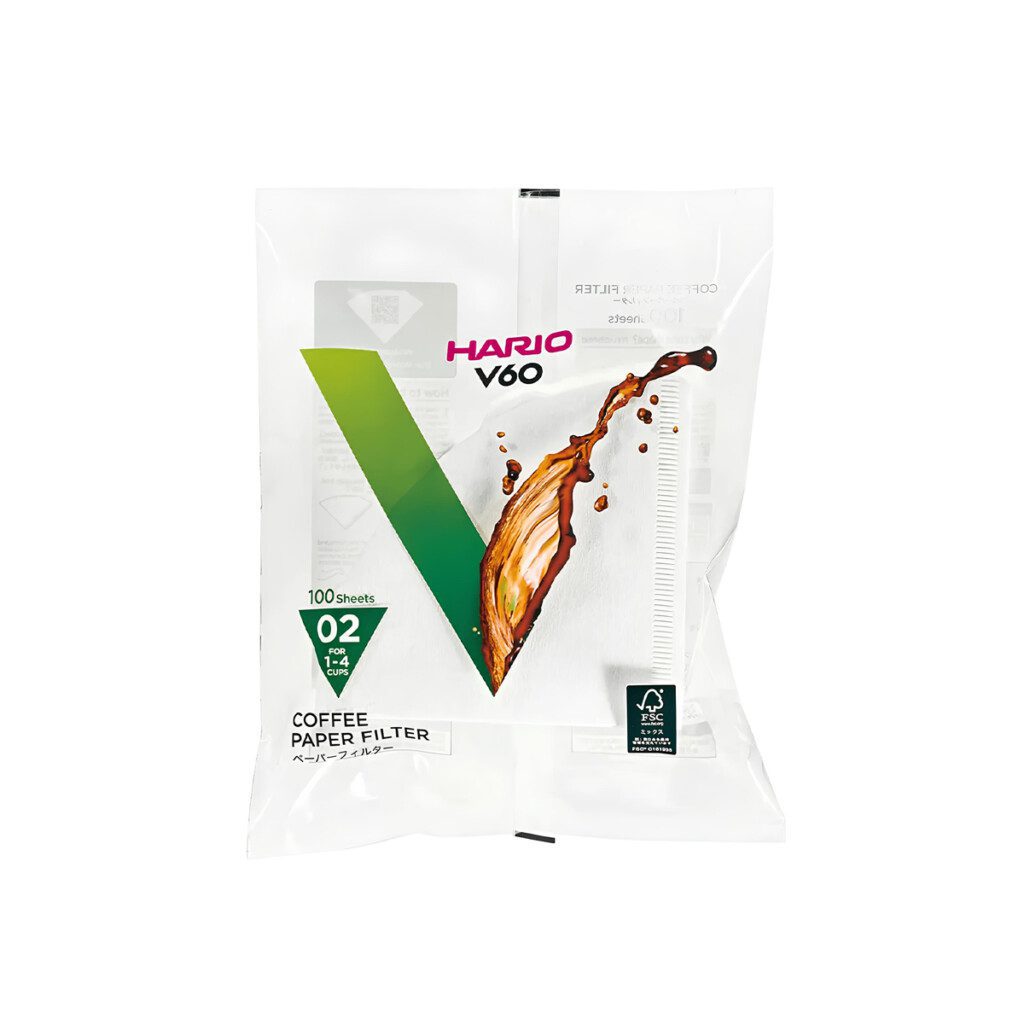 فیلتر کاغذی هاریو V60 - 100 عددی- سفید