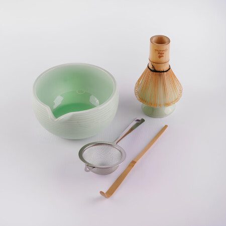 ست چای ماچا 5 تکه چین چای - سبز
