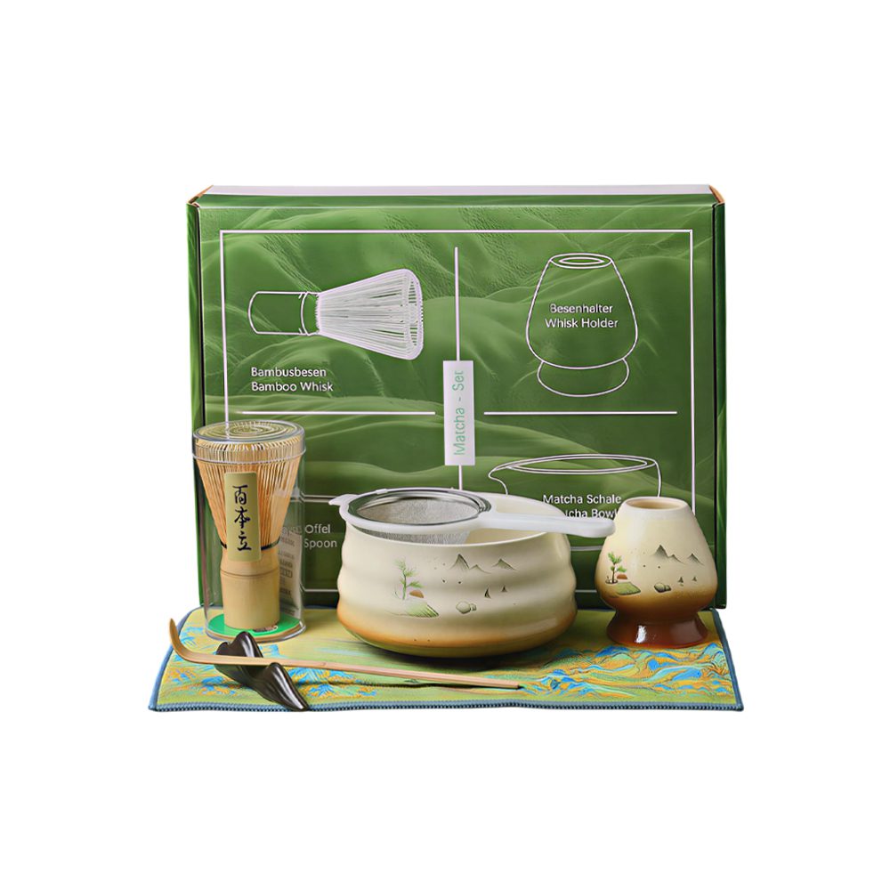 coffeetaxi-matchaset-chinamountains ست چای ماچا 7 تکه-کوهستان چین