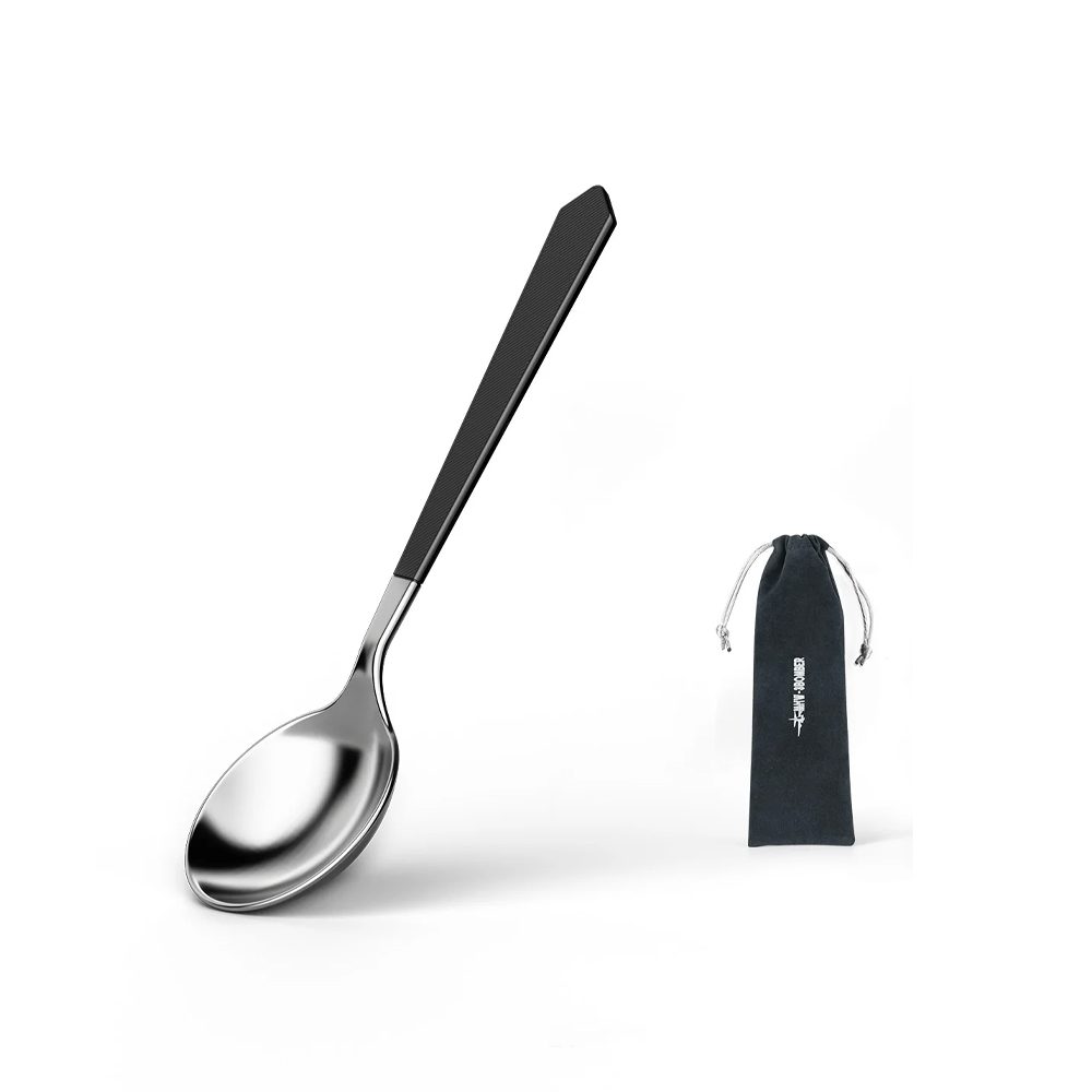 coffeetaxi-bomber-cuppingspoon-black&silver قاشق کاپینگ بمبر-سیلورمشکی
