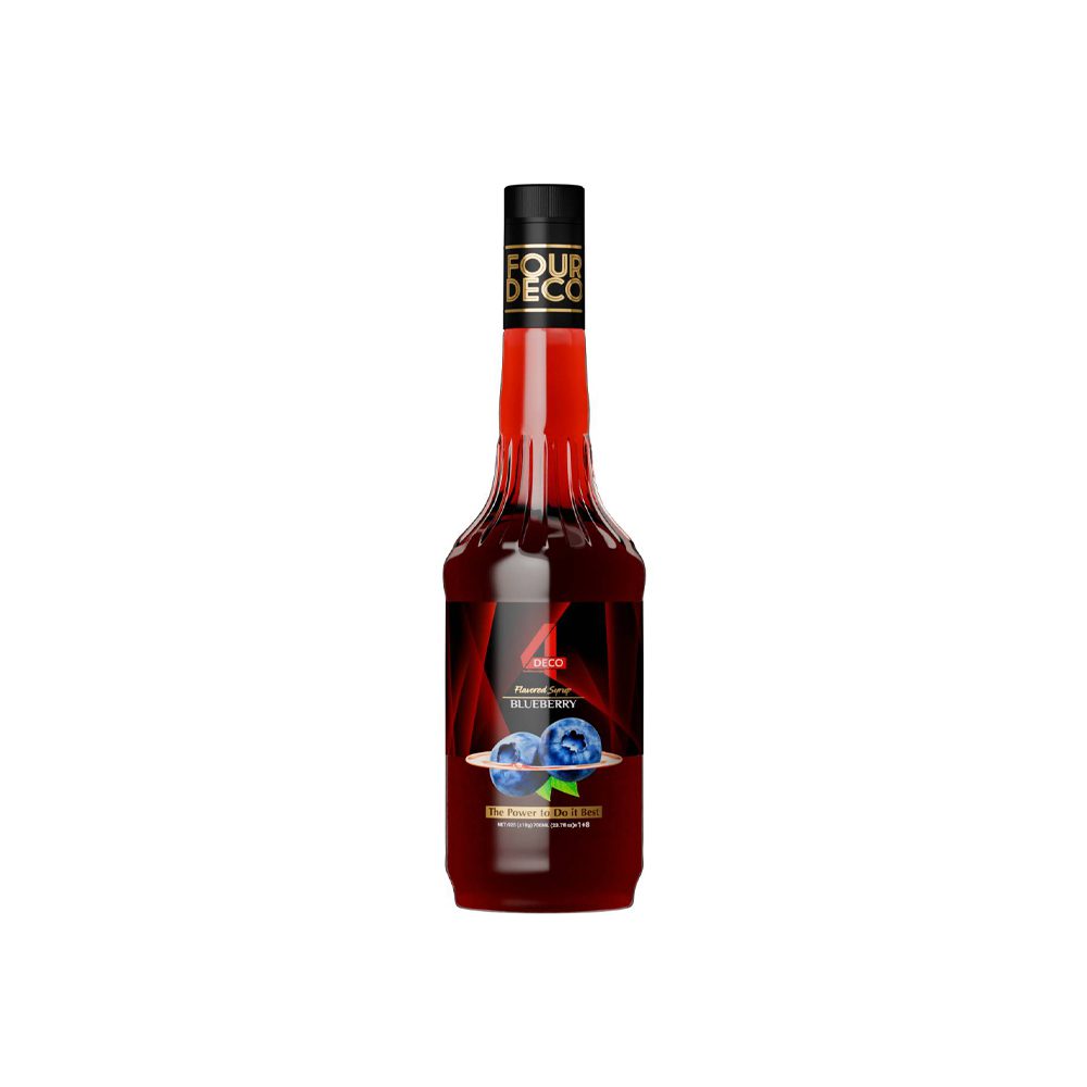 coffeetaxi-4deco-blueberry-syrup سیروپ بلوبری فوردکو