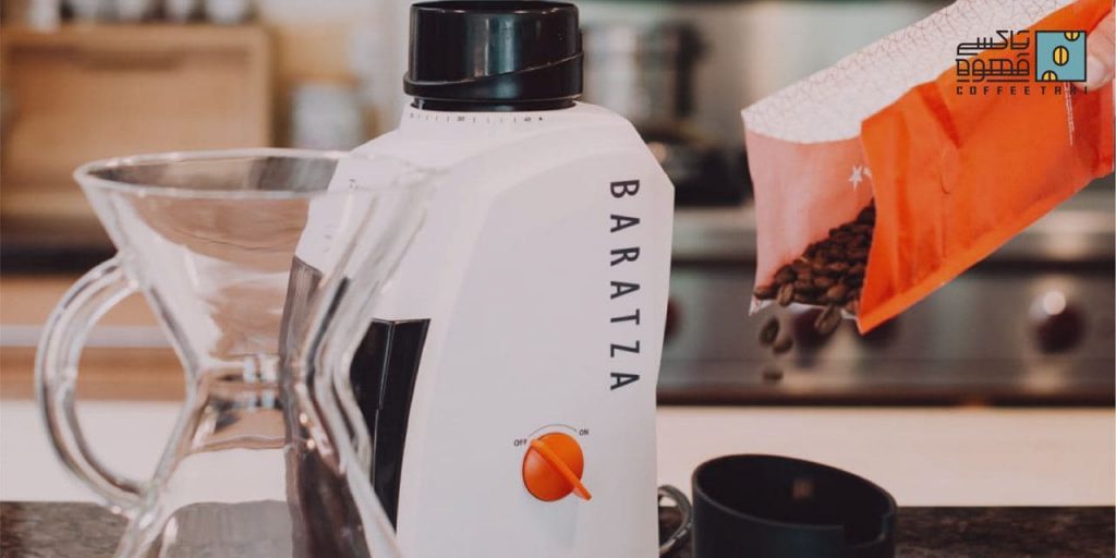 طرز آسیاب دانه قهوه