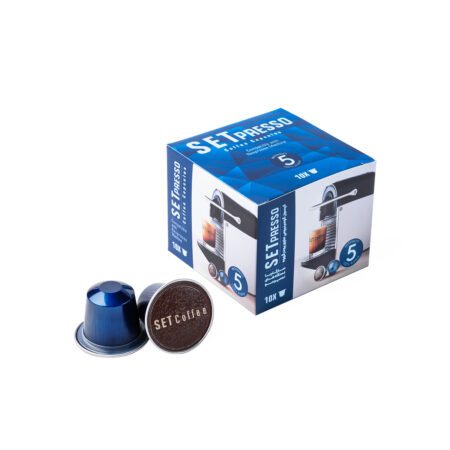 قهوه کپسولی SETpresso سازگار با دستگاه نسپرسو (Blue) – 10 عددی