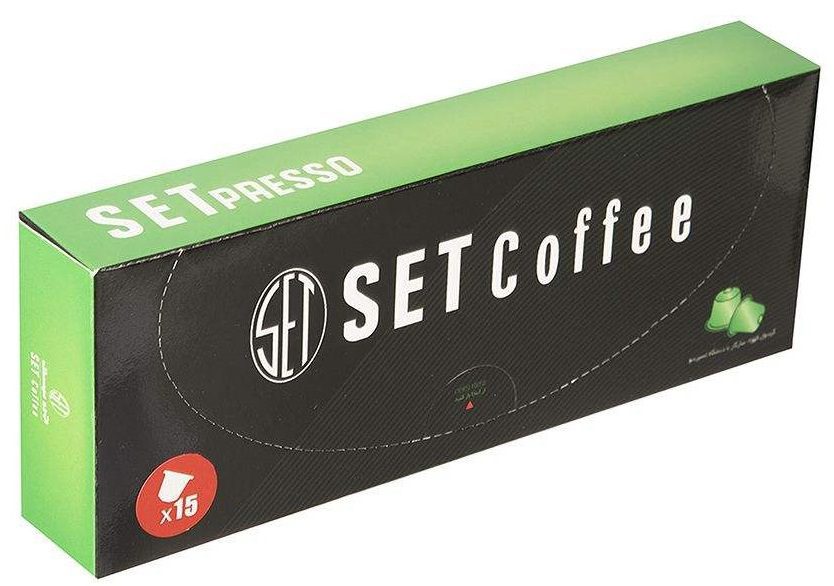 قهوه کپسولی SETpresso سازگار با دستگاه نسپرسو ( GREEN )