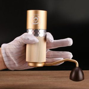 آسیاب قهوه دستی باریستا اسپیس - طلایی