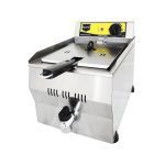 سرخ کن 10 لیتری تک لگن شیر با تخلیه رمتا مدل R110